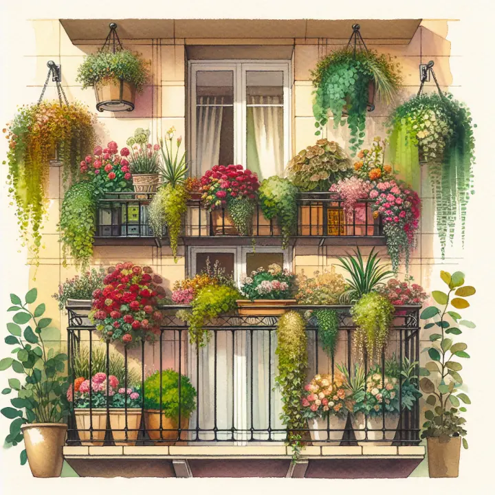 Jak udekorować balkon na wiosnę: kwiatowe inspiracje