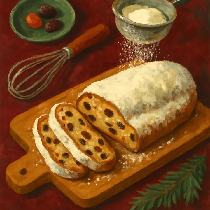 Jak upiec niemiecki Stollen na święta: przepis krok po kroku